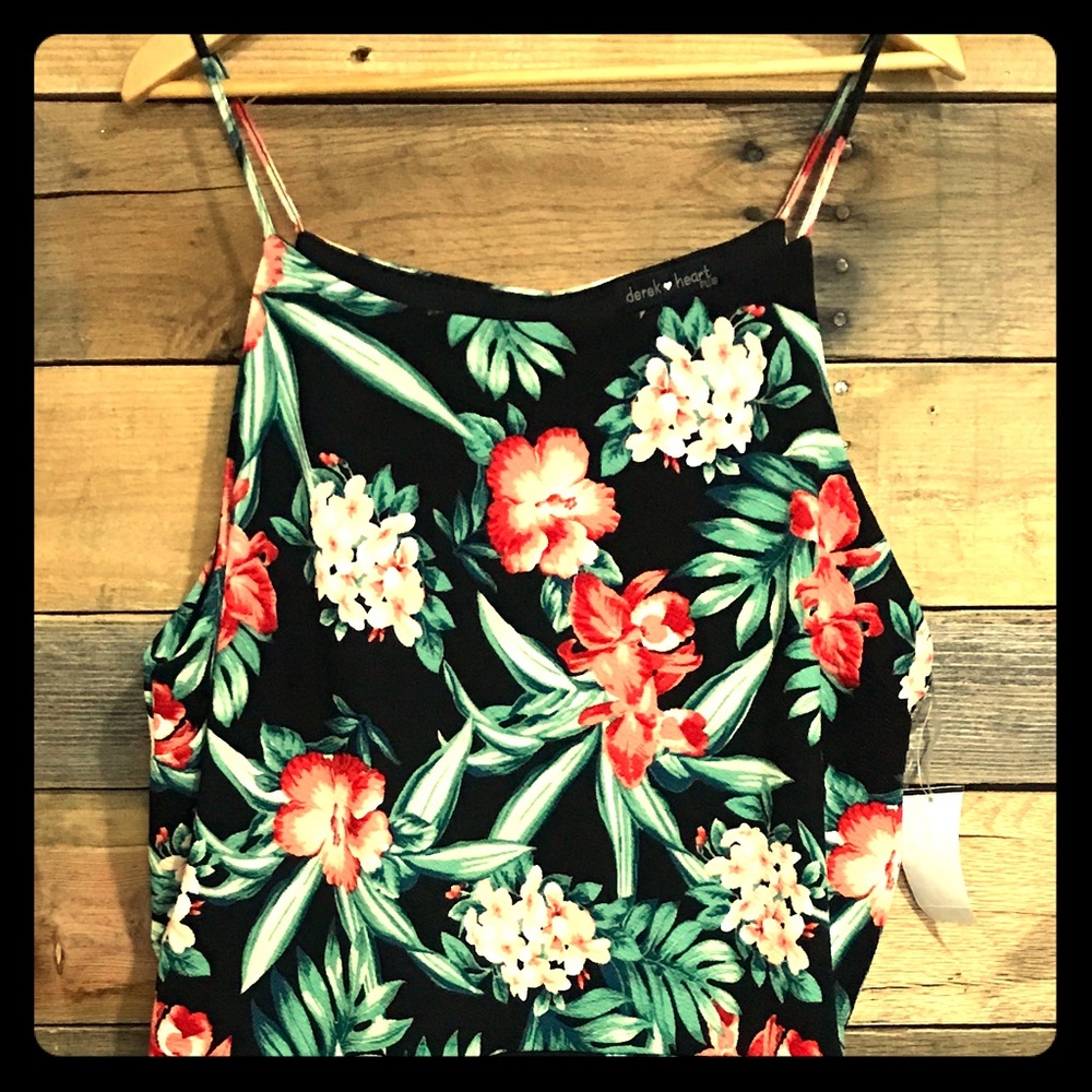 NWT Floral summer dress plus size 2x keyhole back